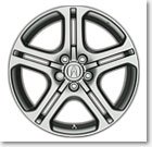 TSX 17 High Performance Sparkle Silver Alloy Wheels