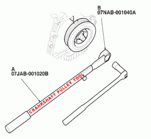 Crank Pulley Holder tool