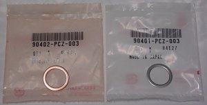 Differential Drain & Fill Plug Washers